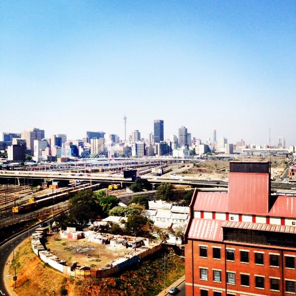 CityofJoburgZA's tweet photo. "@CitiqJunctions: Have you seen the spectacular #views of #Johannesburg from the #MillJunction rooftop yet? http://t.co/1DWCPGcMWA"