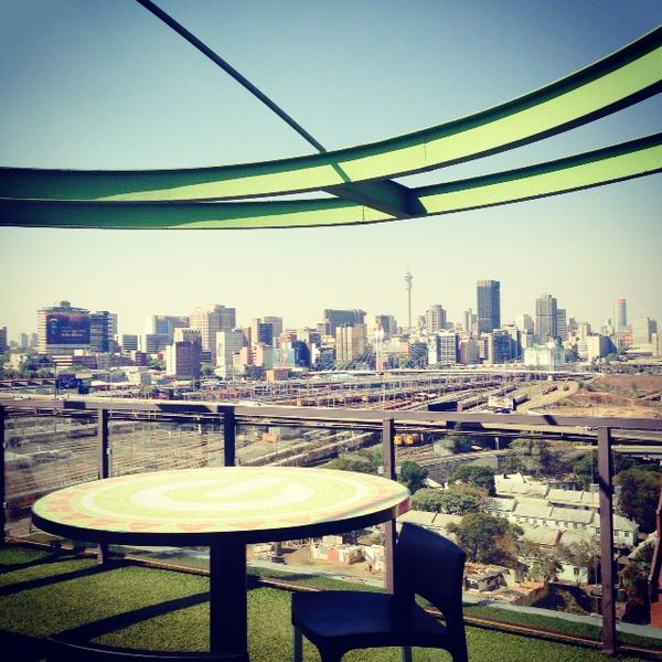 CityofJoburgZA's tweet photo. "@CitiqJunctions: Have you seen the spectacular #views of #Johannesburg from the #MillJunction rooftop yet? http://t.co/1DWCPGcMWA"