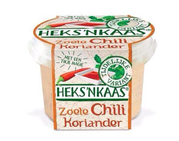 Heb je de nieuwe overheerlijke #heksnkaas zoete Chili koriander al geproefd? Kom even langs om te proeven <a href="/heksenkaas/">HEKS'NKAAS®</a>