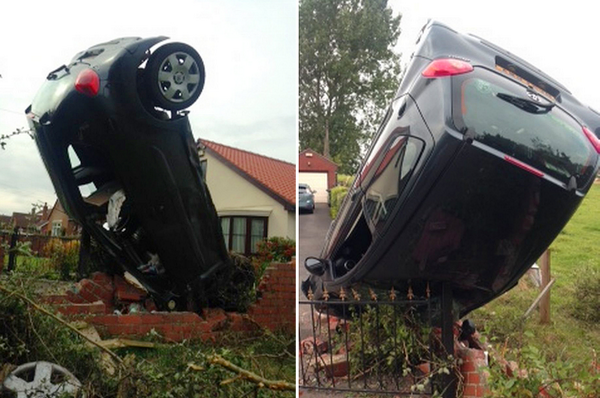 DailyMirror's tweet photo. Man urges council to repair 49ft-long pothole after THIS crash involving his granddaughter http://t.co/I6i52ZoS4v http://t.co/c64KAkLt5y