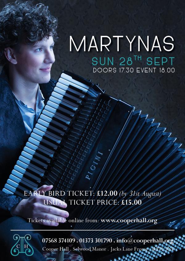 CooperHallFrome's tweet image. Gig here next weekend the talented @martynasmusic #accordian #frome @fromefm @FromeLife @fromediary @WhatsOnFrome