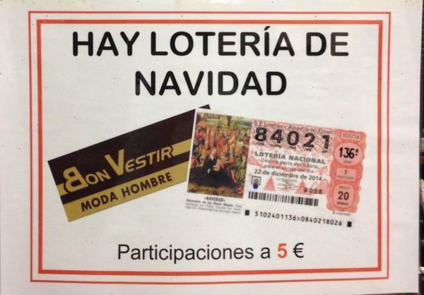 BonvestirModa's tweet image. Este año tenemos lotería de navidad.
