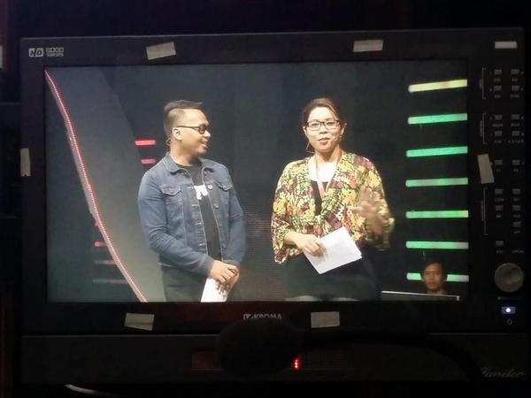 RTM_Malaysia's tweet photo. @RealDJSonic & DJ @LegallyNadia "dry run" Debaran Bintang Kecil 2014 #DBK2014 di Auditorium Perdana, Angkasapuri http://t.co/kGC8xMpZ4U
