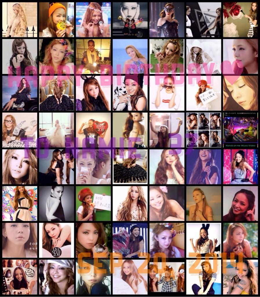 Happy happy birthday
to my queen NAMIE AMURO   37      