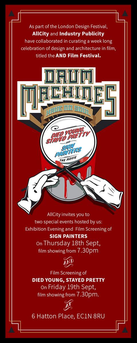 allcitymedia's tweet photo. Don't forget! Tonight is your chance to catch @RockPosterMovie at @allcitymedia @ClerkenwellDQ #ANDfilmfest http://t.co/68RtdkQDj7