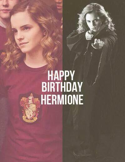 Happy Birthday Hermione Granger.   