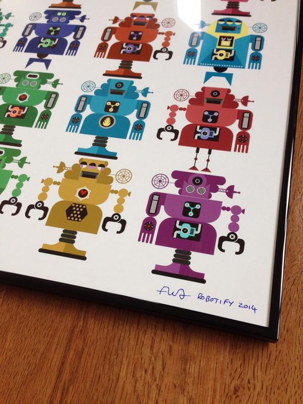 BBHLabs's tweet image. “@fwa: #robotify framed and ready to hang http://t.co/5soQuvkBO7” Awww. Thanks guys. Looks lovely.