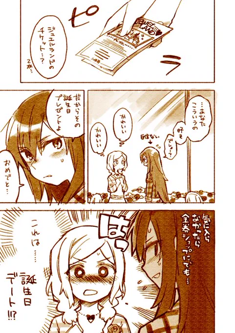 おとはちゃんの誕生日まんが3P。4日遅刻な… 