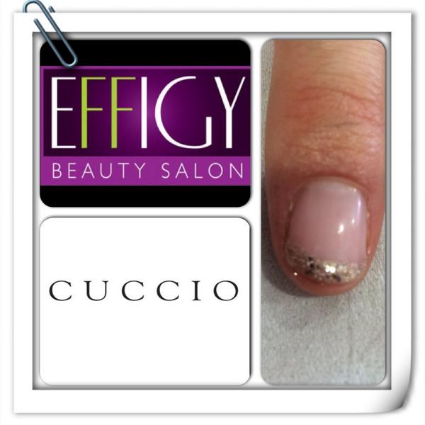 French Polish usingNEW cuppa cuccio in our CUCCIO cafe collection happyclient #nails #gelpolish #cuccio #lovemyjob 😊😊