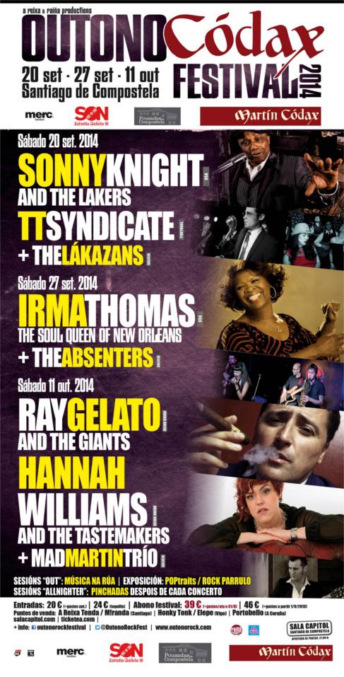Agenda Festivales (@agendafestis) on Twitter photo el mejor soul, rythm&blues, blues, funk y el rock´n roll en el <a href="/OutonoRockFest/">OutonoCódaxFestival</a> de Santiago de Compostela el mejor soul, rythm&blues, blues, funk y el rock´n roll en el <a href="/OutonoRockFest/">OutonoCódaxFestival</a> de Santiago de Compostela