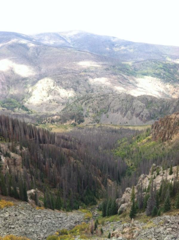 Spectacular view near camp.  approx 12000ft #CO