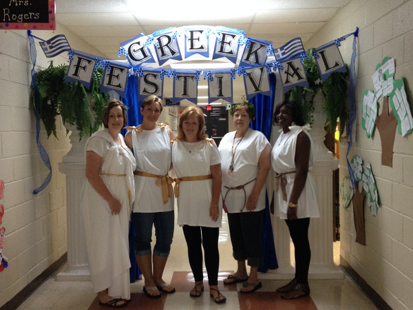 We're ready for our Greek Festival!  
#greatlearningexperience  
#ncssbethebest