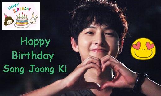 Iyaa kamu, mas. Happy birthday buat Song Joong Ki :D 