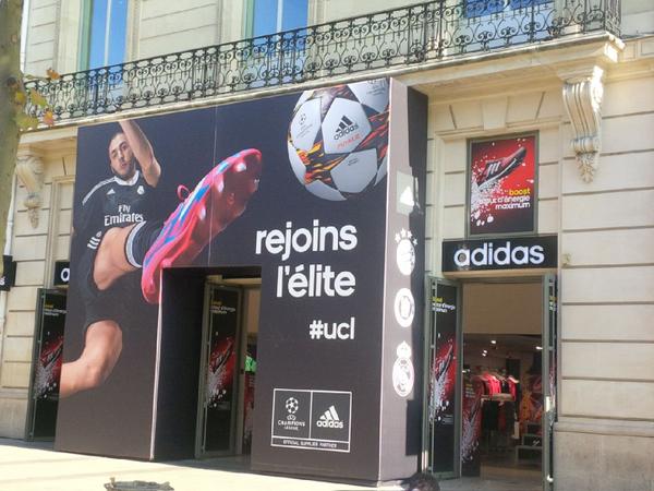 On the Champs Elysées in Paris! Tweet me a photo if you visit! #f50 #allinrealmadrid #UCL