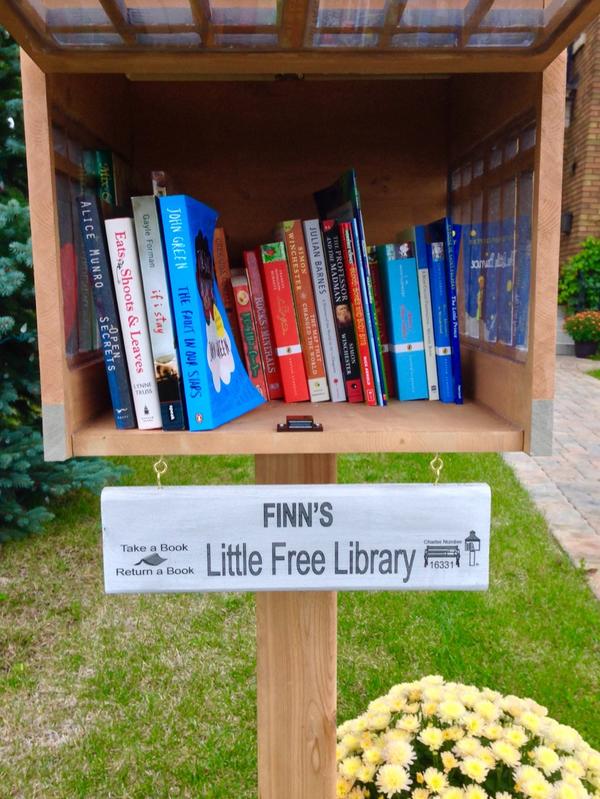 FinnsLibrary's tweet image. #FinnsLittleFreeLibrary selections 19Sept2014 #LittleFreeLibrary #TBay