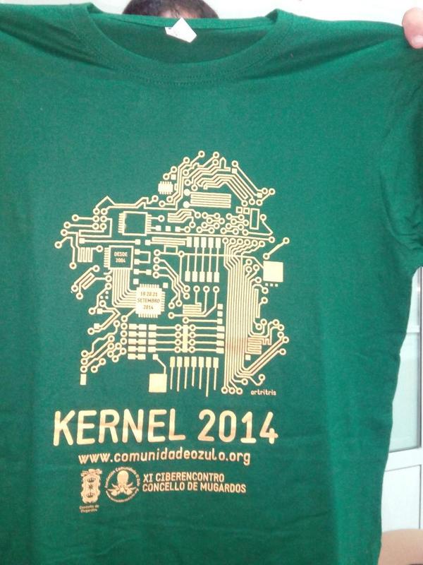 dorfun's tweet photo. ...estades poñendo o listón moi alto cada ano!!! #parabéns RT @ozulo: Camisolas oficiais do #kernel2014 http://t.co/YuiPCtI9RG