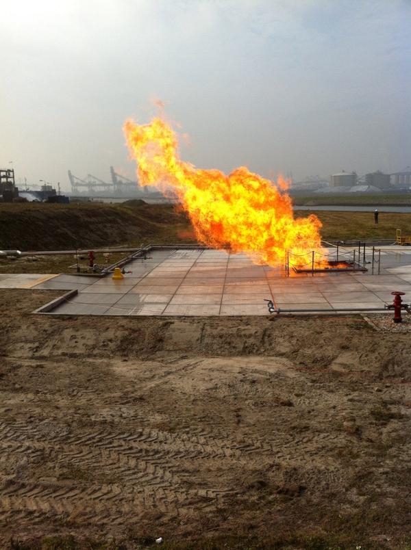 Opening lng oefenlokatie bij #Falck. Nieuwe brandstof nieuwe trainingsmogelijkheden voor de #Brandweer