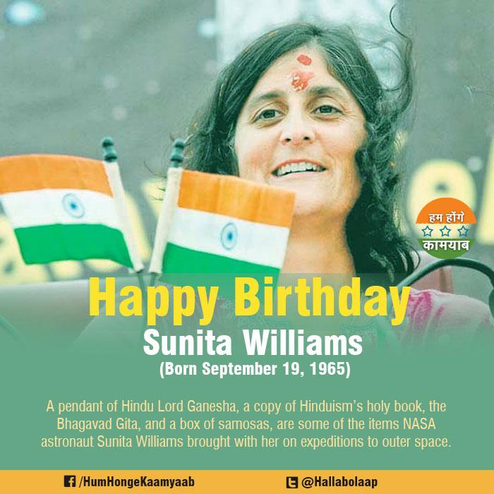 " Happy Birthday Sunita Williams- "The Astronaut Who Brought Samosas Into Space" 
