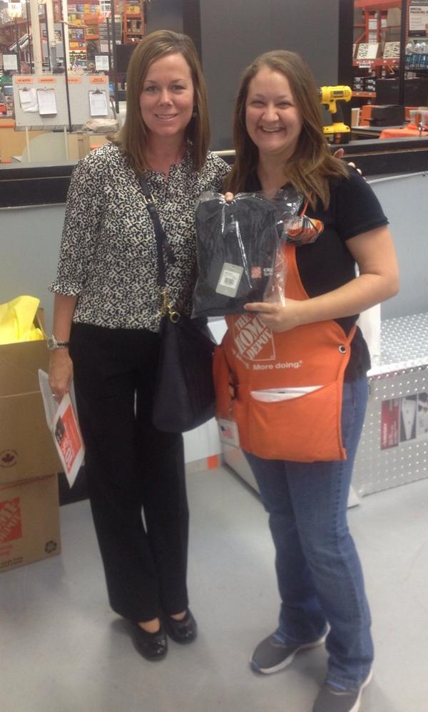 HomeDepotPlano's tweet photo. Congratulations Monica for driving commercial credit @tavares_gabe @TeriDavis1 http://t.co/zTQPcWmegh