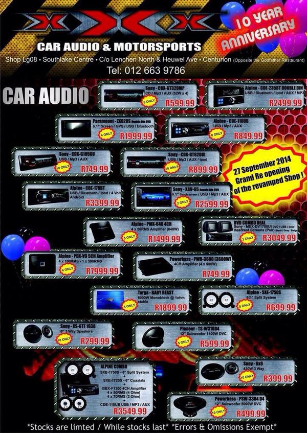 zeync786's tweet image. Our 10th Anniversary Re-Opening of Our Newly Revamped Specials starting on the 27th September 2014