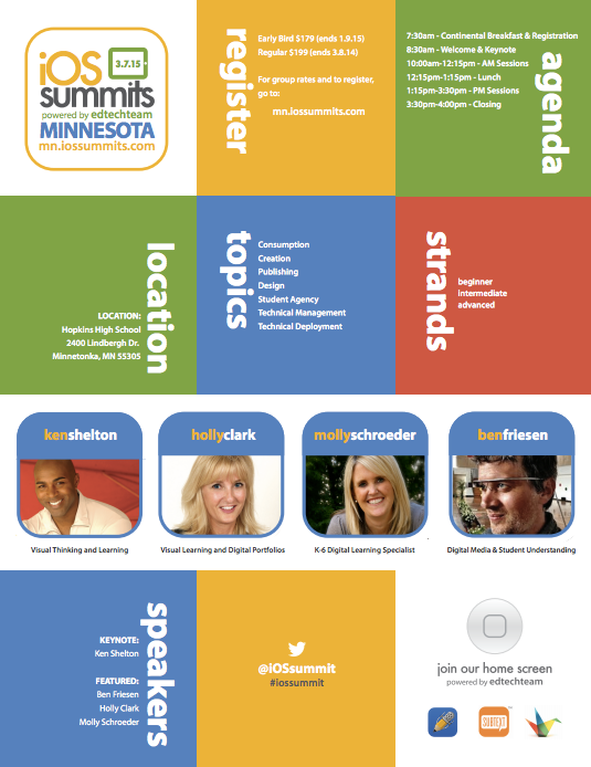 All, <a href="/flippededu/">Flipped Education</a> is now <a href="/edtechteam/">EdTechTeam, Inc.</a>. Thrilled for the AWESOME lineup 2nd annual mn.iossummits.com #tedxbvilleED