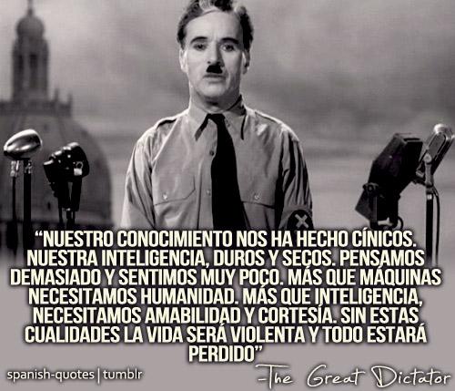 fenix_90's tweet image. #DIRECTAMENTE: Estamos #perdidos.  
EL GRAN DICTADOR. #CharlesChaplin