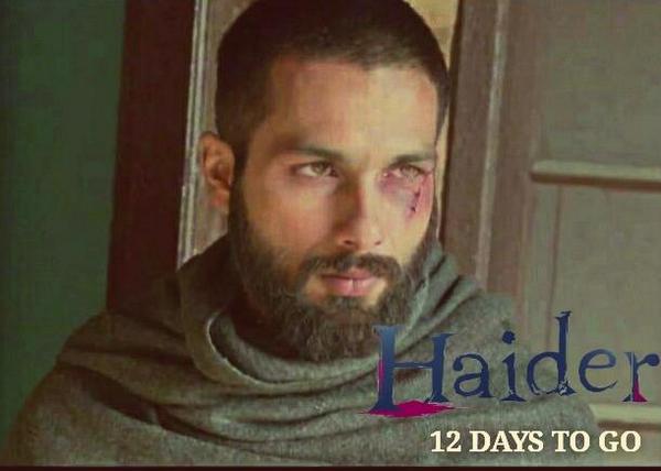 ishiagarwal91's tweet photo. #12DaysToGo #Haider 💀🎥 #HaiderOnMyMind #HaiderGiri #HaiderFever #Countdown #Excitement 😍♥ #2October http://t.co/sSpylgq2L7