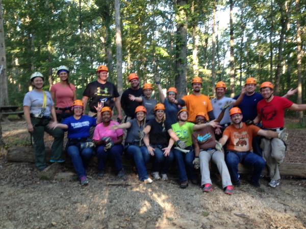 LeadershipJaxTN's tweet photo. Ready for high ropes #LJretreat, #leadershipdevelopment #jacksontn http://t.co/7BZr3HDGhX