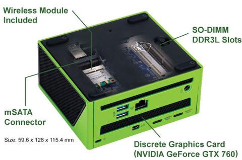 Eightware's tweet image. Gigabyte BRIX Gaming (GB-BXi5G-760) DIY PC Kit Unleashed. eightware.com/Accessories/Ga…