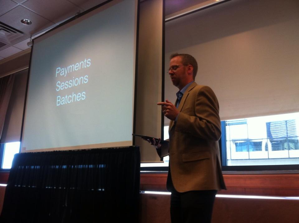 wlangemann's tweet photo. Watching Josh present Teller at the C3! #cxc3 http://t.co/JnBPb1JvOf
