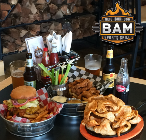 BAMSportsGrill's tweet photo. Leave the cooking to us and bring the family to BAM for lunch today! http://t.co/AshX9VHfEJ