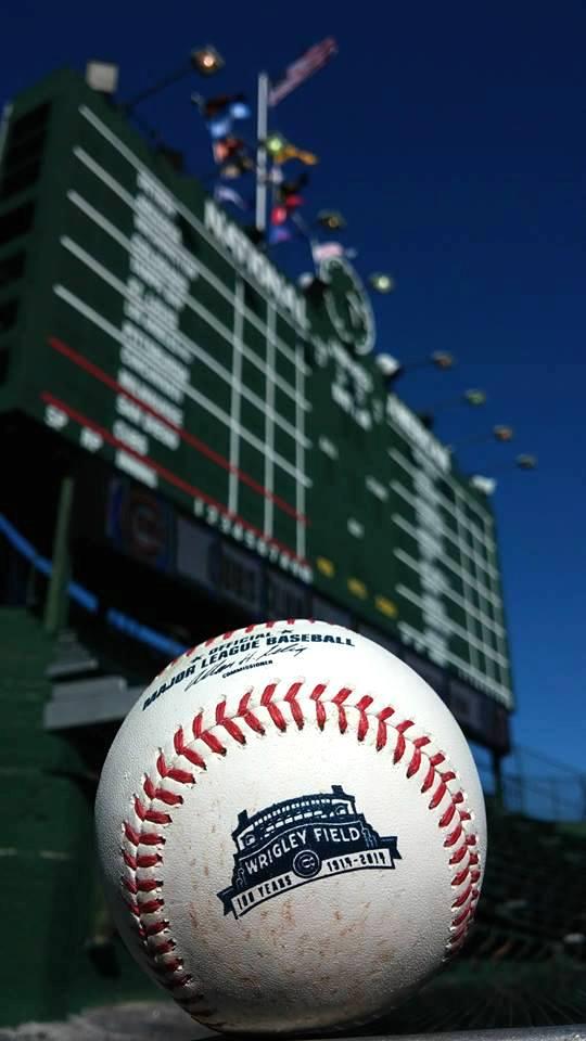 Cubs's tweet photo. It's day 5 of our fan appreciation giveaways! RT this by 1 p.m. CT to enter for one of 10 #WrigleyField100 baseballs. http://t.co/A3PmhpBgcq