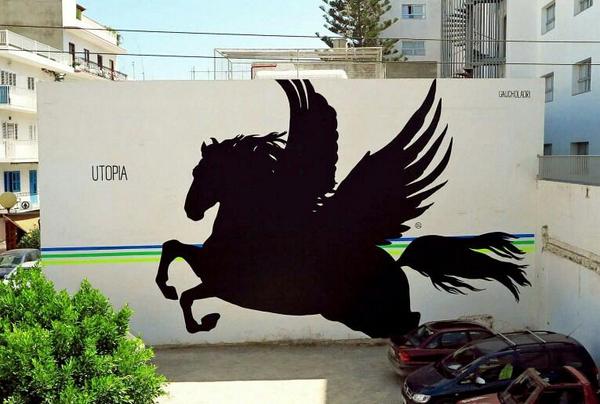 Loving "57" by <a href="/gaucholadri/">Gaucholadri</a>! Looks massive! Is it the #bloopfestival wall? #streetart