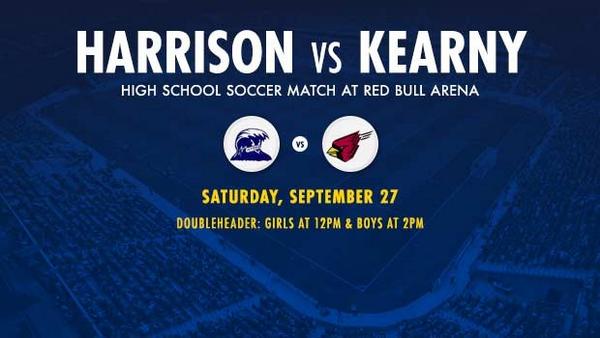 Red Bull Arena set to host the annual Harrison-Kearny soccer matches on September 27th. win.gs/1sDvasg