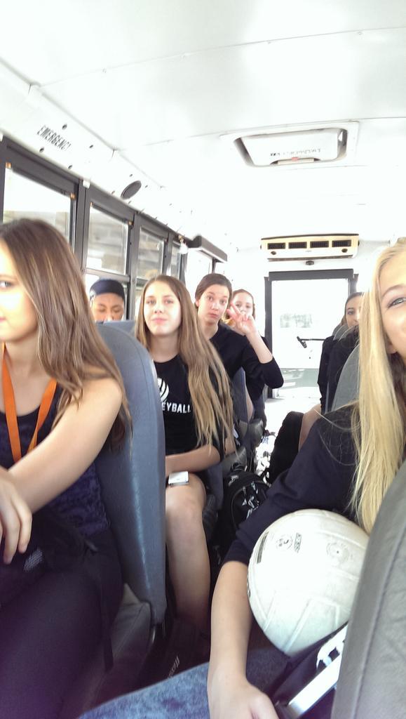 On the way to Skyline high school for the Westwood tournament of champions! #playfortheteam #believe #cdsvball14