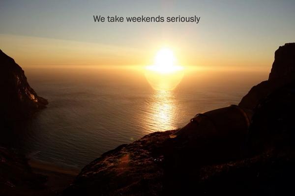 We take #weekends seriously! #helsport #sunset