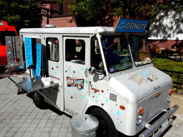 gorhambike's tweet photo. @UrbanSugarCafe -totally the best donuts ever! Follow'em. Know where they will be everyday. Congress Square today. http://t.co/gcYSuBOCOT