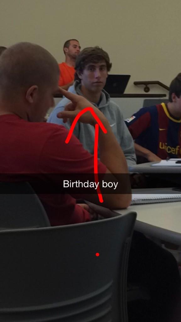 Happy birthday Andrew luck   