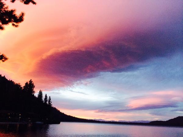 kevintate's tweet photo. Sunset at Fallen Leaf Lake.  I miss summer already.  #PTfallpromo http://t.co/RqkbI2XO4L