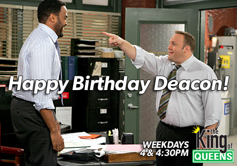 To wish a very happy birthday to Victor Williams, who plays Deacon on Tune in at 4 & 4:30pm. 