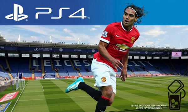 Leicester vs Manchester United

If FALCAO scores first, we'll give away a copy of FIFA 15 (PS4)

RT &amp; FOLLOW to enter