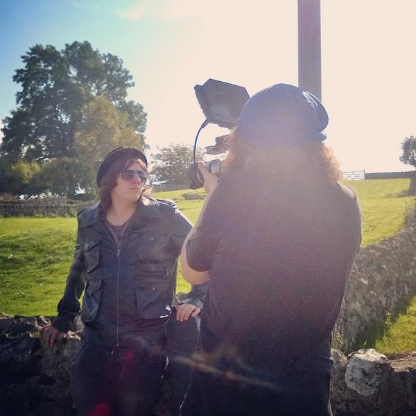 BadLlamaBand's tweet photo. A little snippet from our first #official #video for #WhenOnMars ! Not long now ;) http://t.co/0QGuhvWhw8