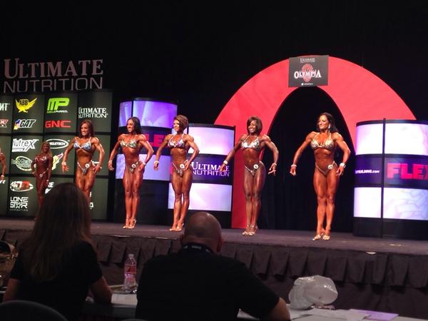 ProBodyTalk's tweet image. 3rd Callout @CamalaRenee @Alicia_Coates_ @AllisonFrahn #8 &amp;amp; #9 also in this group.  #figure #Olympia #prejudging