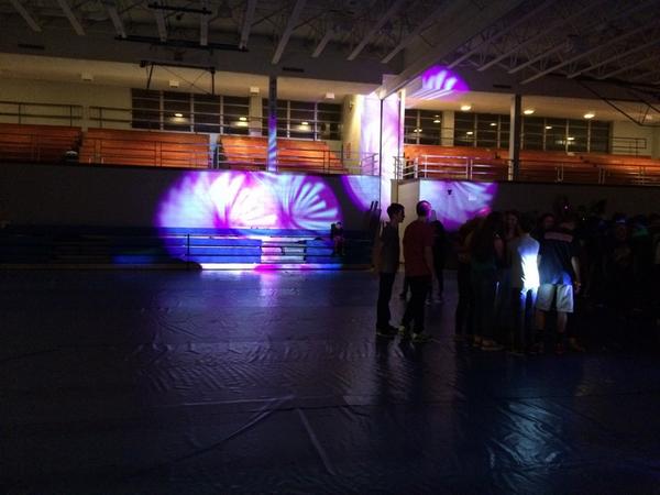 SPH1600's tweet photo. Great Back to School dance. What a great light show, too! Lots of fun!! #UCblue http://t.co/7rJf3IQaO2