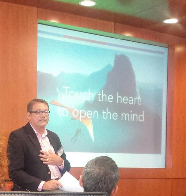 Touch the heart to open the mind