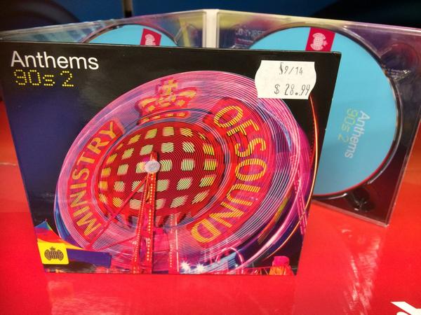 JohnW1_JBaus's tweet photo. #KickingTheMorningOff @JBHiFi @JBCoffsHarbour with @ministryofsound ANTHEMS 90's 2 ... Play it loud. http://t.co/v4viHBhaVM