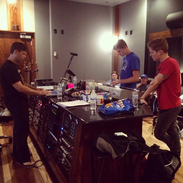 Orbstudiosatx's tweet photo. Matt and @ColinHuntleyLA back in the studio working hard today! #colinhuntley #orbstudios #mattnoveskey http://t.co/YSP4Hue8hT