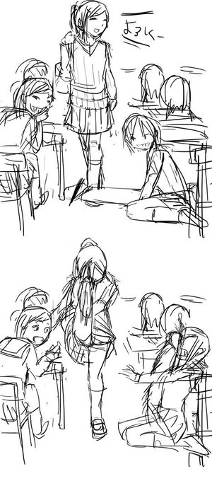 「転校生洗礼」こんなボツネタはいっぱいあります。 