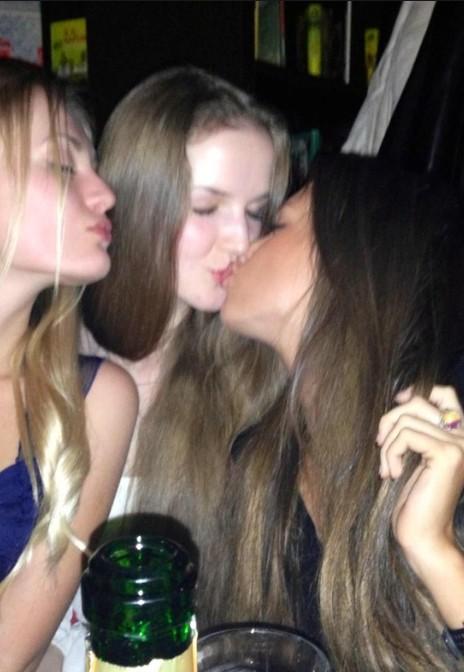 Drunk Lesbian Teens Kiss And 28