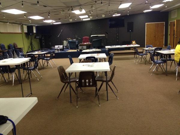 ucobcmwm's tweet photo. Props to the guys helping set out tables for Bunco! 👍 http://t.co/uatK8oFvZU